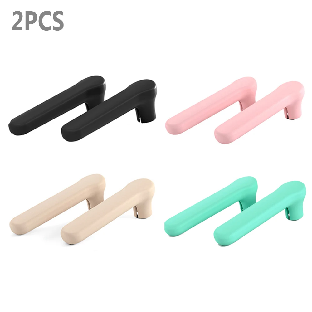 2PCS Bedroom Household Baby Safety Anti-collision Handle Sleeve Silicone Door Knob Cover Wall Protector