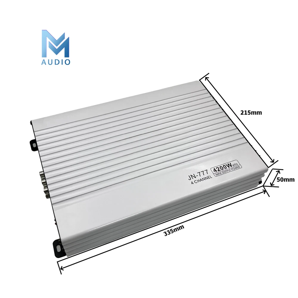 High Quality 4 Channel Car Power Amplifier 50W Car Speaker System Class AB Subwoofer Audio Amplifier