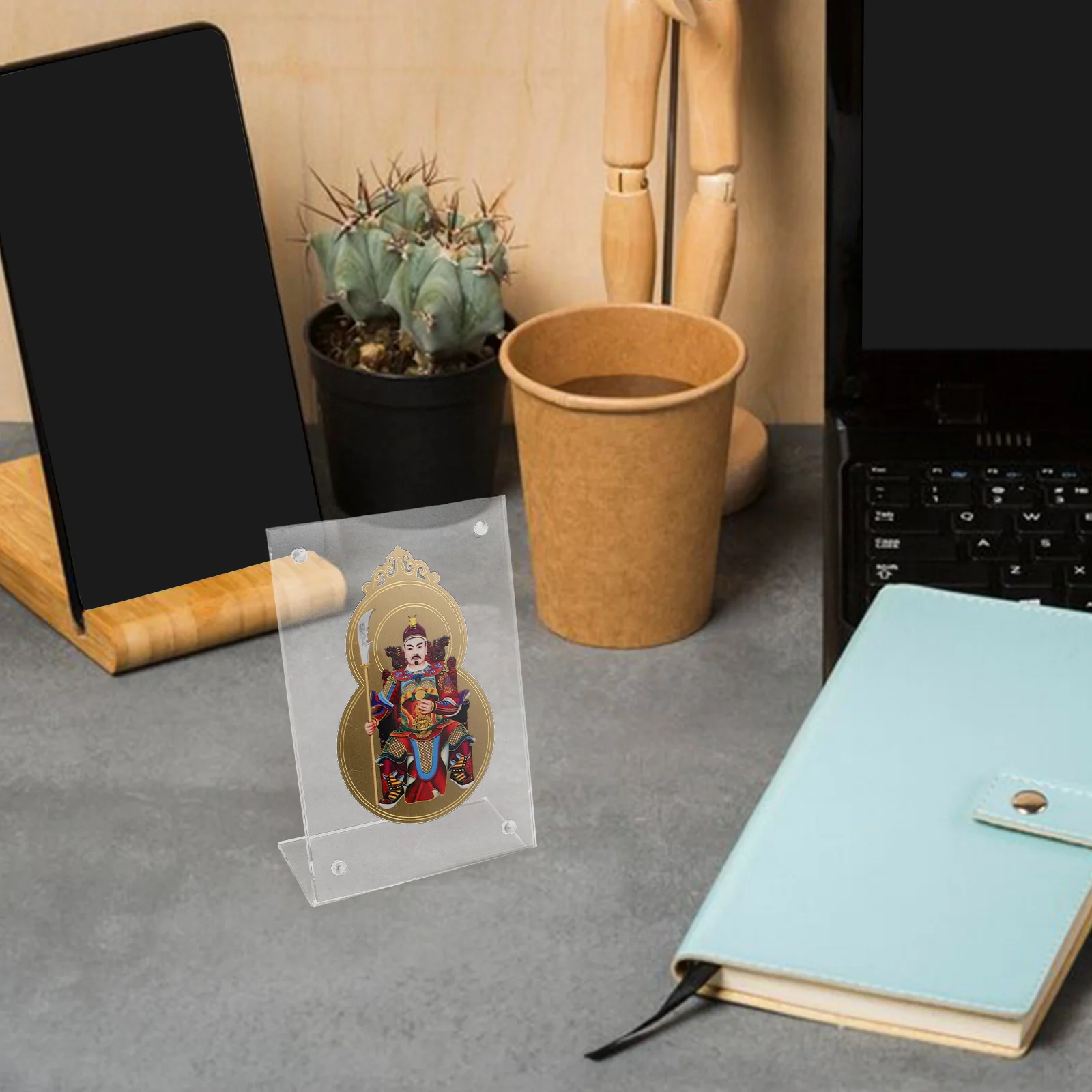 Traditional Taisui Amulet Card Copper Crafted Wu Lou Design 2026 Chinese New Year Blessing Pendant for Protection Travel