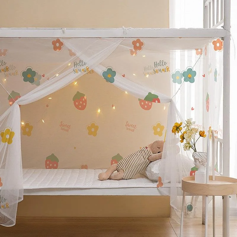 

Thickened Encrypted Mosquito Net for Upper Bed in Dormitory Student New 2026 Advanced Summer Pattern Single Bed Bunk Bed