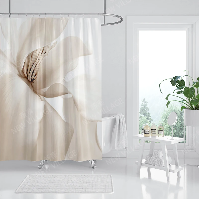 Waterproof fabric shower curtains Bathroom curtain accessories 180x200 Bath curtain for shower 240*200 nordic boho decoration