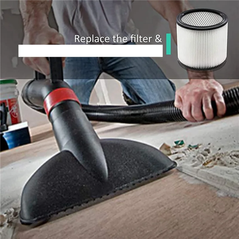 

A38T-2X Сменный фильтр для магазинных вакуумных фильтров 90304 90333 90350 Подходит для большинства магазинных пылесосов для влажной/сухой уборки емкостью 5 галлонов и выше