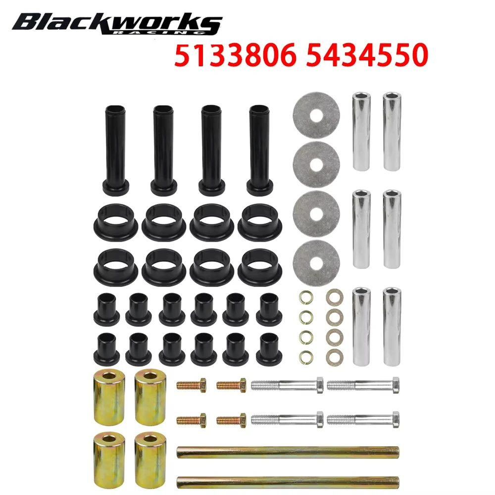 5434550 Rear A-Arm Bushing Shafts Kit Left And Right Replacement For Polaris Sportsman 400 450 500 600 700 800, 5133806 Black