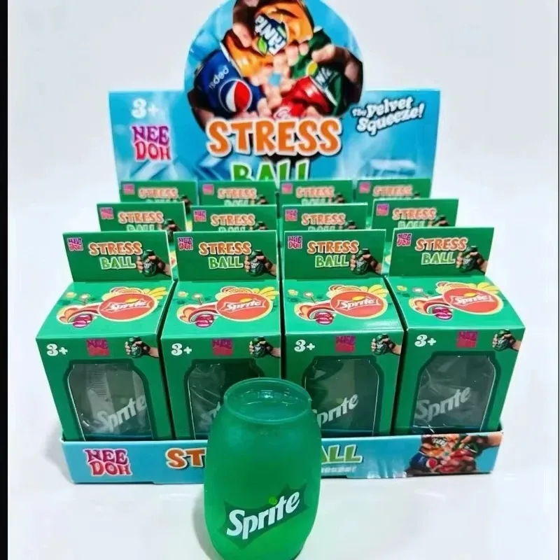 & Nee Doh Beverage Can Shaped Soda Stress Relief Ball Soft Squeeze Fidget Squishy Toy Anxiety Relief Decompression Toy Gift@ - view 6