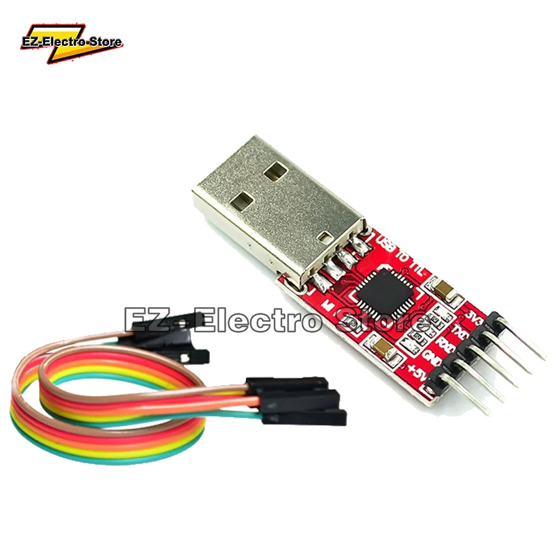 Модуль CP2102 USB-TTL последовательный UART для кабеля загрузки STC PL2303 Обновление линии Super Brush для Arduino