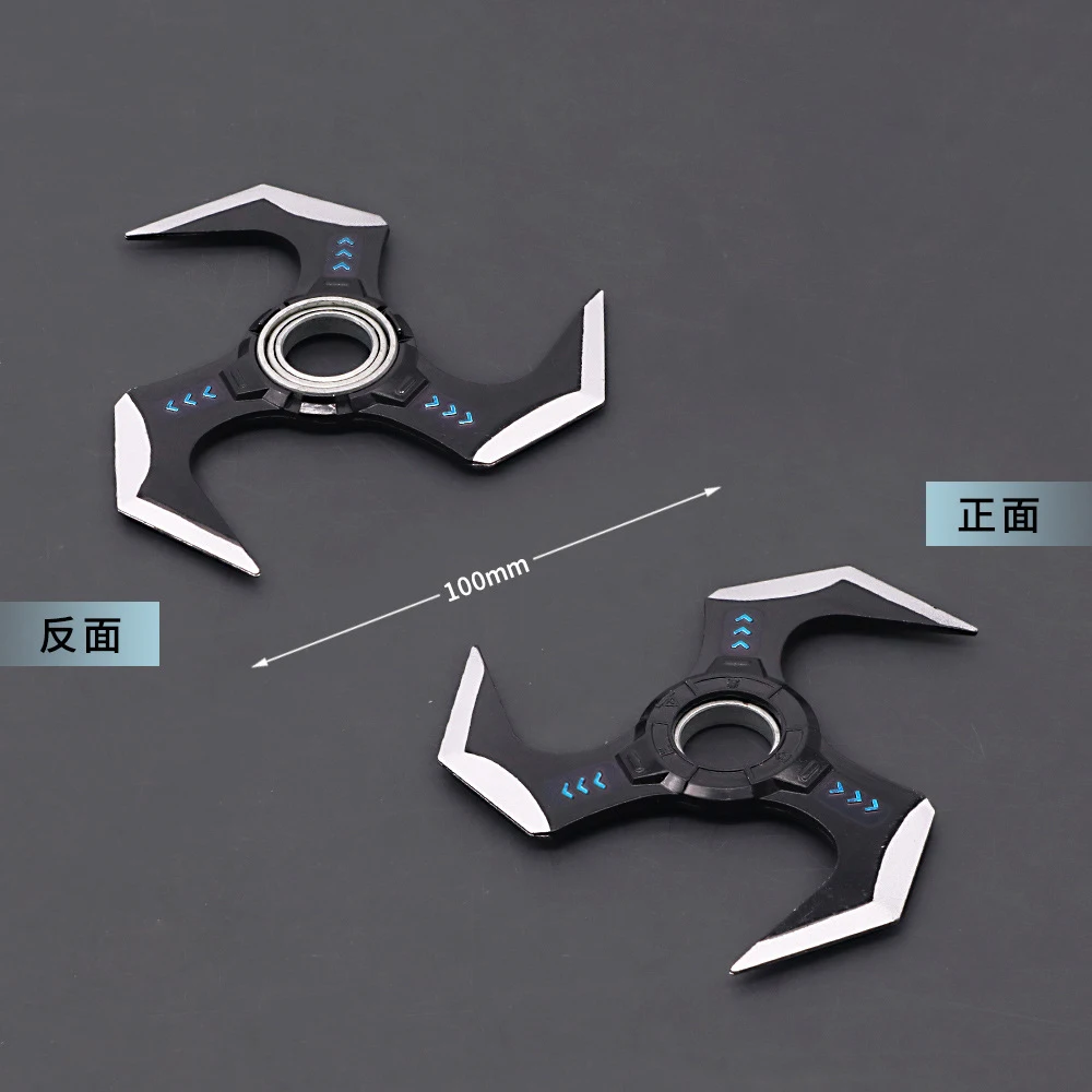 Apex Legends Heirloom Weapon Perimeter Arc Star Trap Rotatable Metal Darts Keychain Model Weapon Knife Katana Samurai Swords Toy