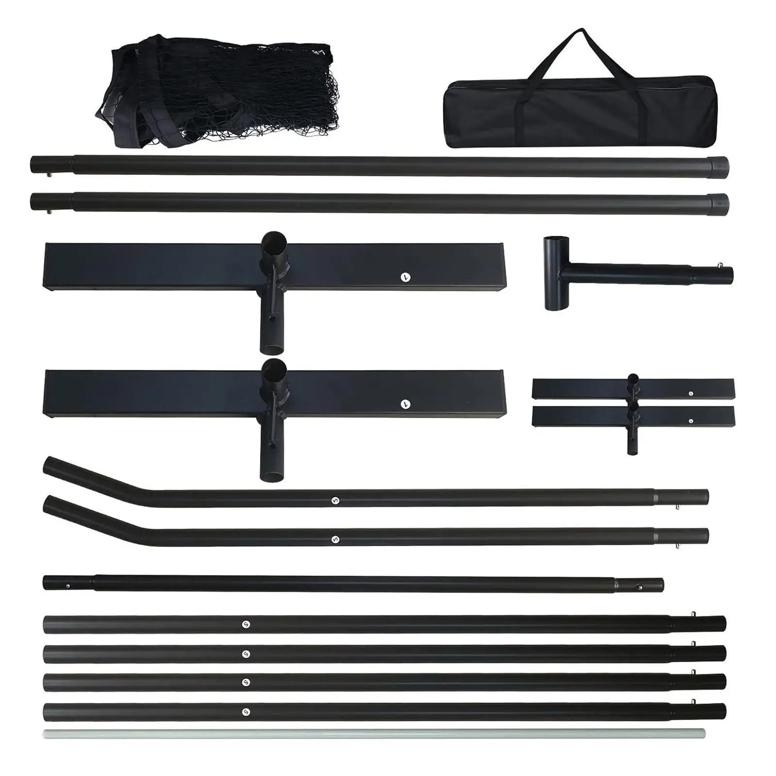 

Портативная сетка для пиклбола, спортивная сетка с прочной металлической рамой, 22 фута, простая установка, для тренировок по пиклболу на заднем дворе и газоне.