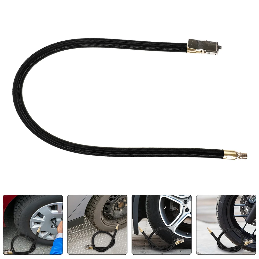 

Car Tire Inflator Pump Extension Tube Heavy Duty Flexible Hose For Vehicle Air Inflation Tool Replacement Accessory