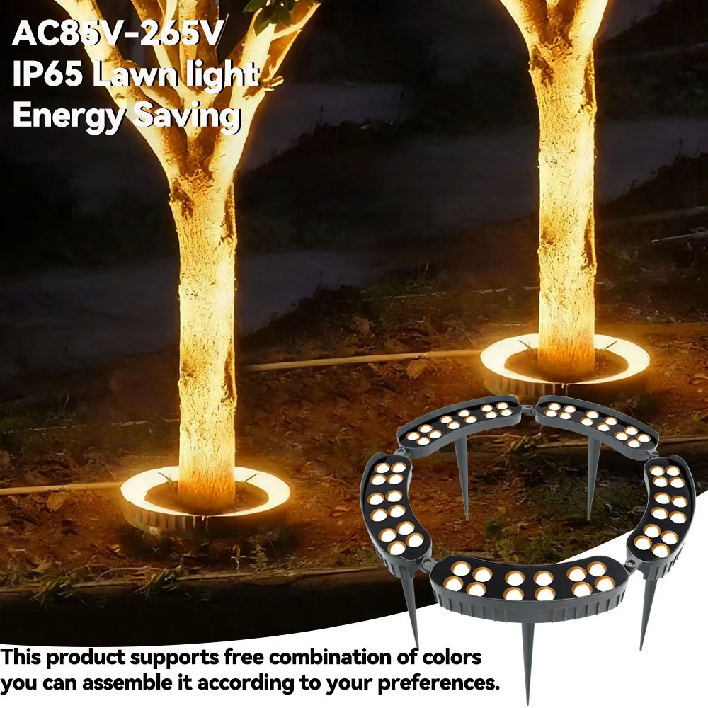 

Поп 85 В-265 В НОВЫЙ светодиодный светильник для объятий деревьев IP65 Водонепроницаемый ночной проекционный точечный светильник для украшения дома Сад Парк Двор Пейзаж