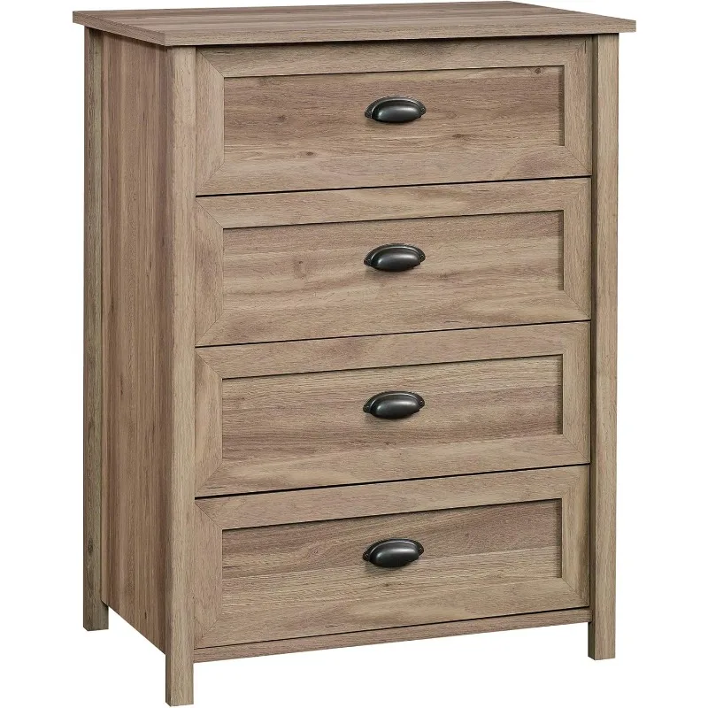 

County Line 4 Drawer Chest, Salt Oak finish