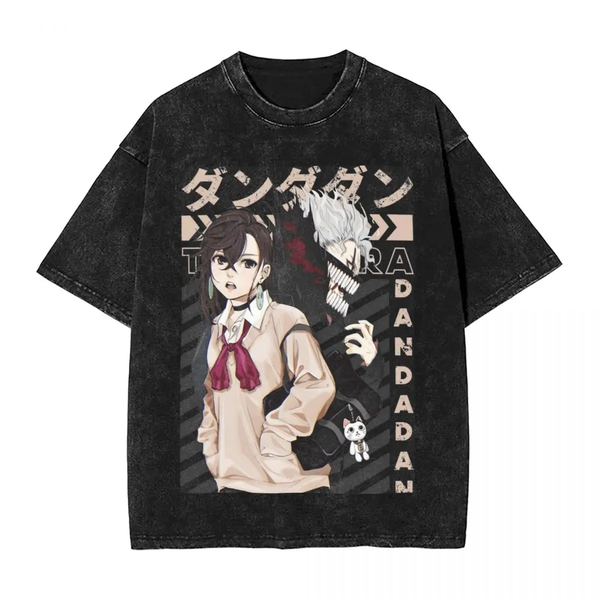 

Takakura Ken T Shirt Summer Momo Ayase Dandadan Vintage T-Shirts 2024 Casual Hip Hop Tshirt For Male Short-Sleeved Simple Tees