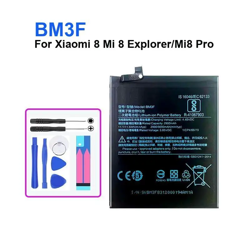 

Аккумулятор для Xiaomi Mi9 SE 9 Pro 9Pro 5G версия 8 Explorer/Mi8 Lite Redmi Note 10X 4G 9S Bateria