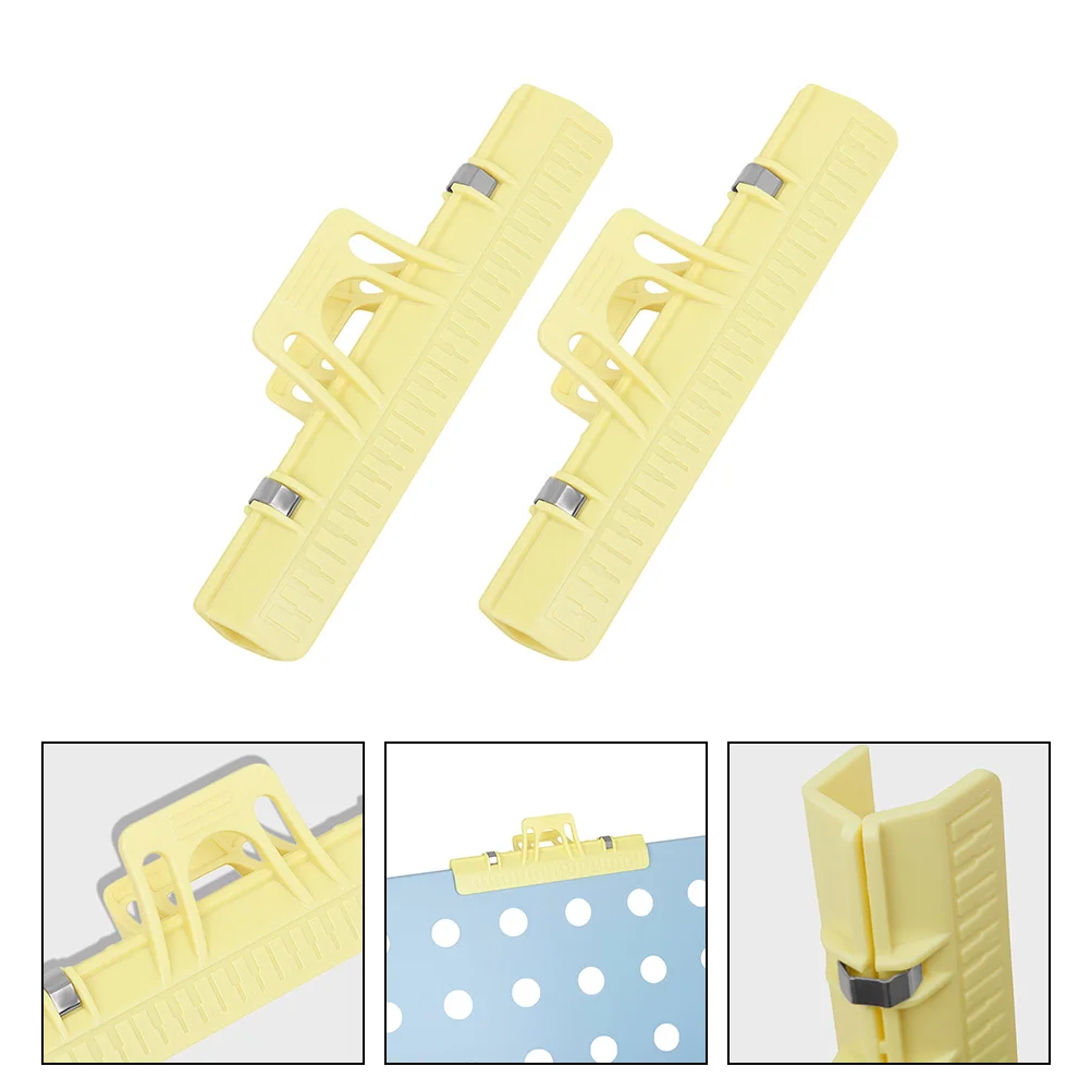 

2pcs Sheet Music Holder Clip Piano Guitar Page Holder Large Yellow Spring Steel Durable Lightweight Music Score Clip For Violin