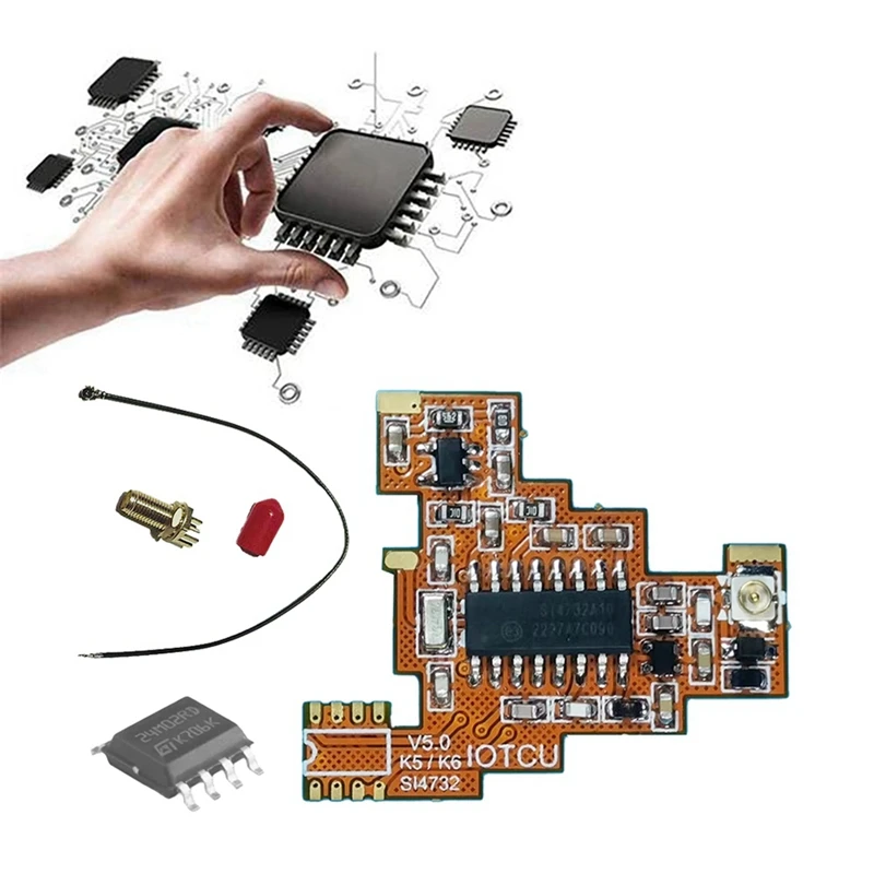 SI4732 V5.0 FPC Modification Module+2M Chip Kit For Quansheng UV K5 K6  Shortwave Full Band/Single Sideband Reception