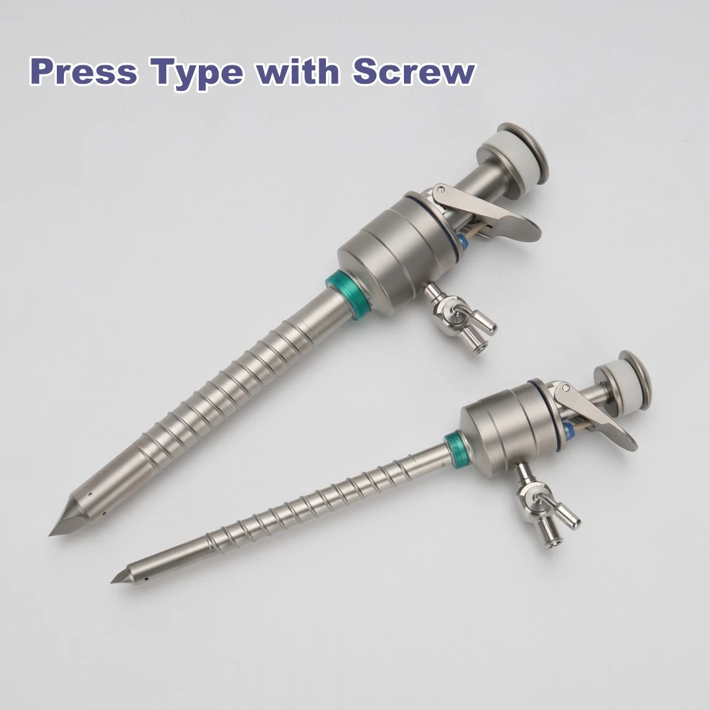 Medical Laparoscopic Reusable Trocar Press Type 5mm/10mm for Laparoscopy