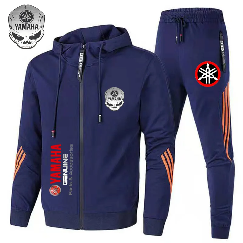 2025 nieuwe heren sport- en vrijetijdskleding multifunctionele motorfiets YAMAHA merk herenkleding en broekset, geschikt