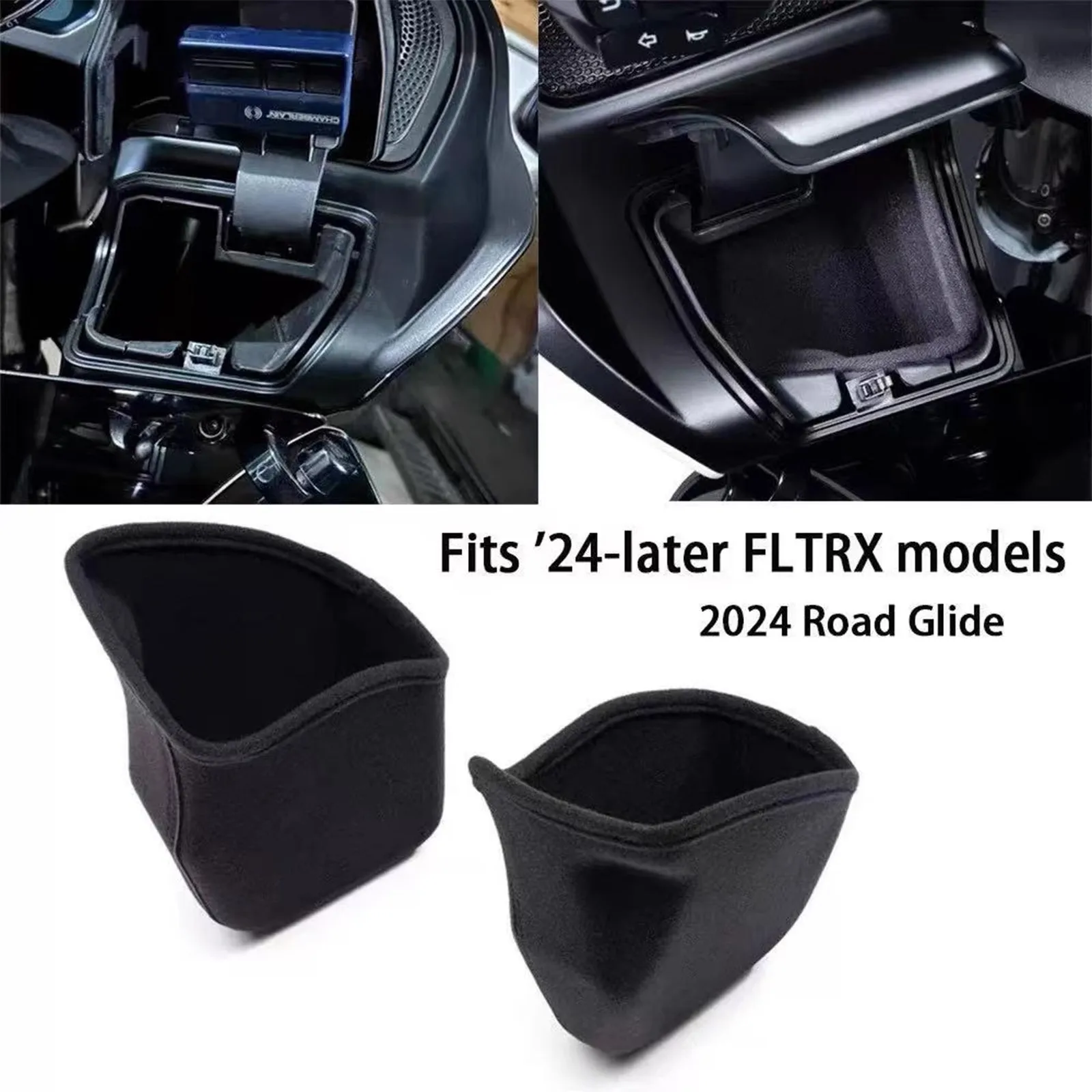 For Harley-Davidson Street Road Glide CVO 121 Side Box Inner Holder Motorcycle Accessory