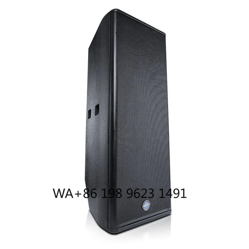

2400W Dual 15 Inch Two-Way Passive Active Stage Speaker MDF Wooden Low Frequency Church Studio Sound System