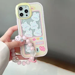 TD170 Cute Rabbit For Realme 3i 5I 6S 7 8 NEO2 GT2 Pro Master Edition NARZO 50i 30 PRO Case DIY TPU Soft Cover