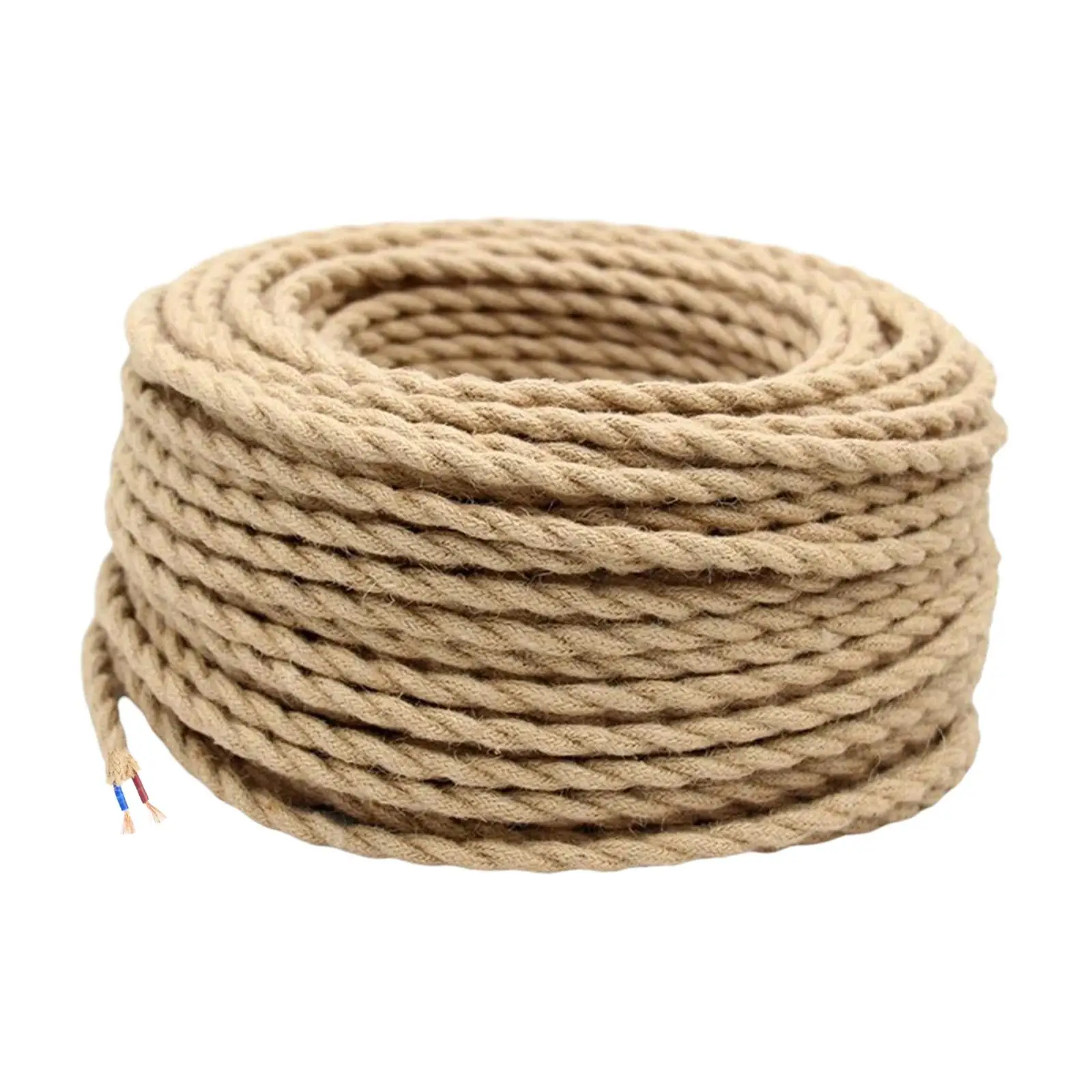 Fabric Electrical Cord Rope Wire Lamp Cord for Table Lamp Pendant Light Kits