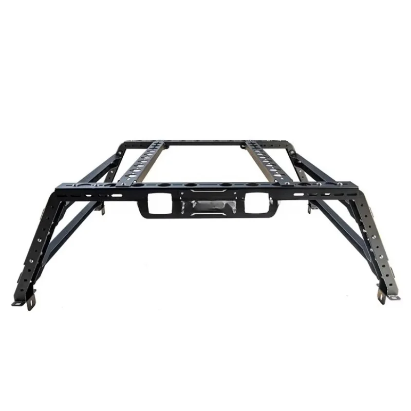 

Full Size Truck Bed Overland Rack Land Frame Pickup Rear Bucket Custom Universal Anti-Roll Frame Roof Rack Adjustable Iron Bar
