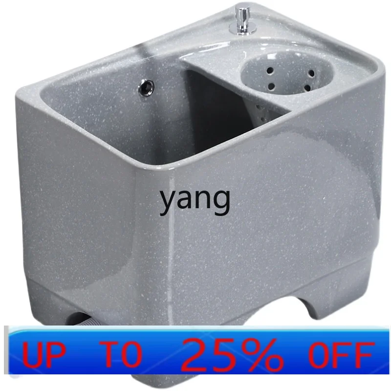 

LTT Color Ceramic Mop Pool Household Balcony Bathroom Sink Washing Mop Pool