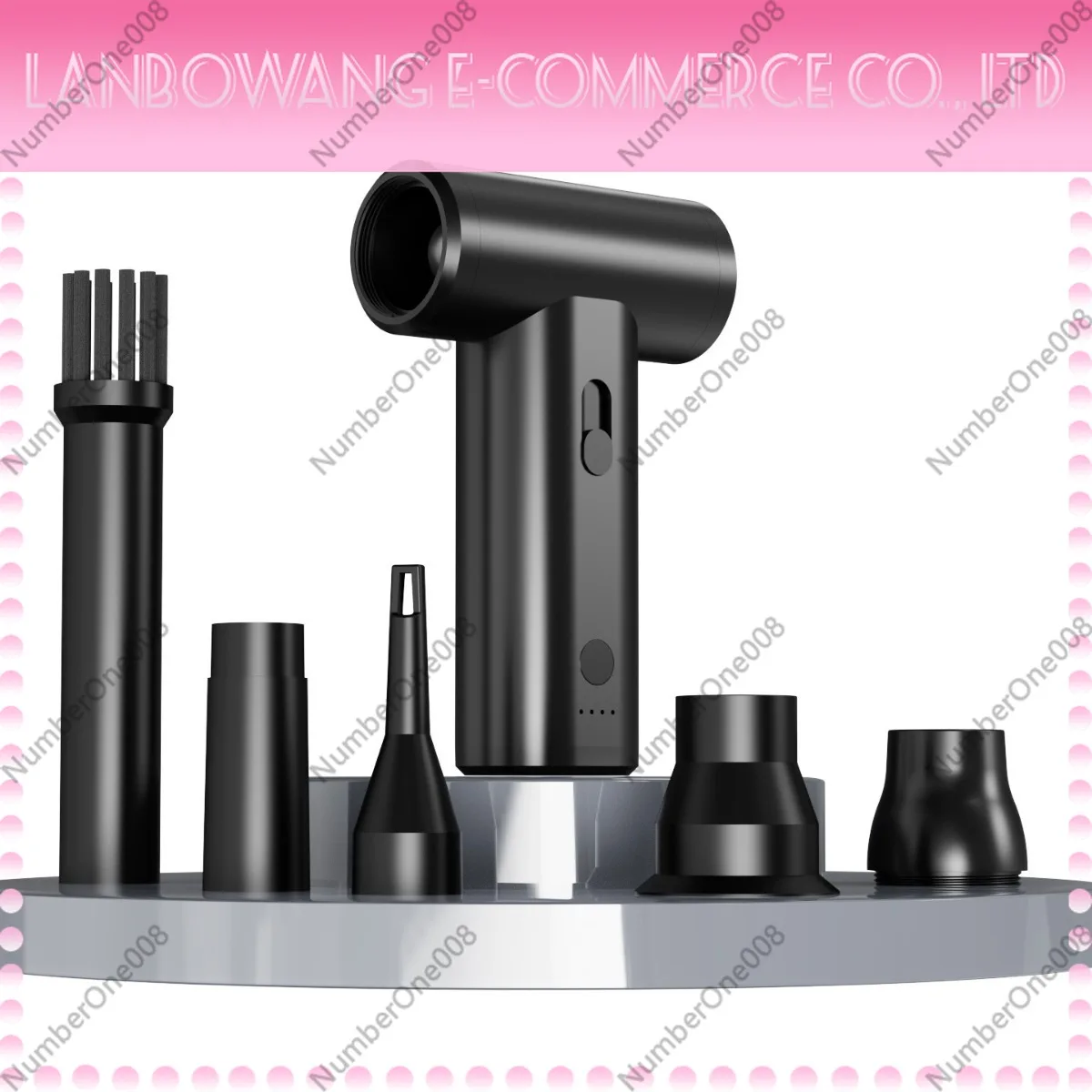 Mini handheld small fan, outdoor air pump small hair dryer handheld small fan, violent turbo fan