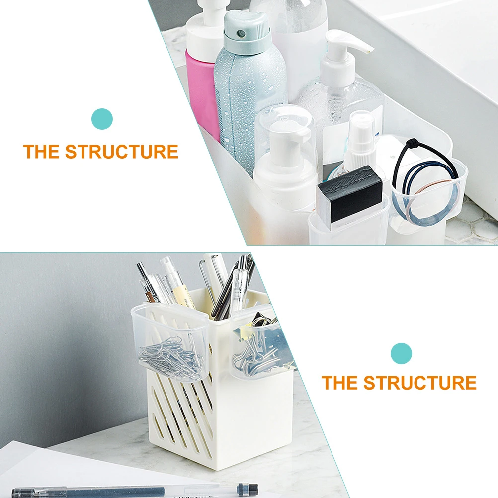 

6 Pcs Storage Box over Fridge Organizer Kitchen and Hanging Refrigerator Organizers Bins for Doors