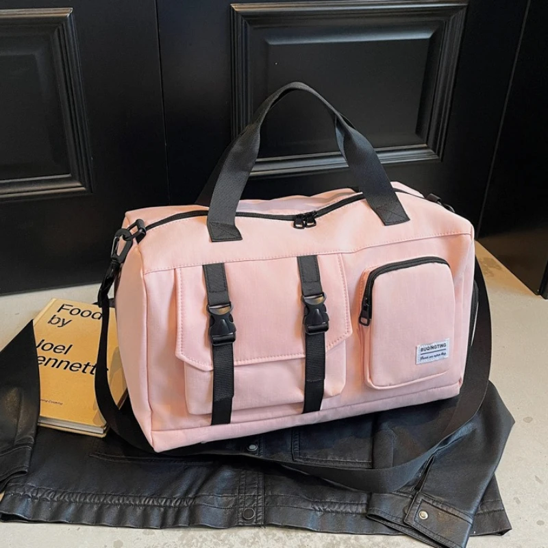 nuova-borsa-da-viaggio-per-donne-borsa-a-mano-per-viaggi-di-lavoro-colore-unico-leggera-per-brevi-viaggi-con-scomparti-separati-per-oggetti-asciutti-e-bagnati