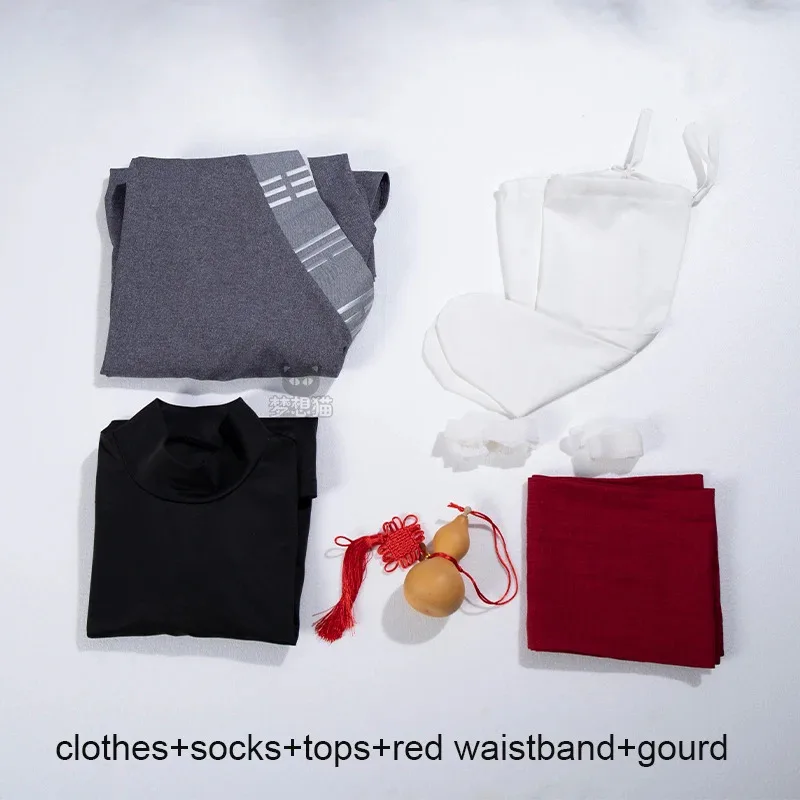 لعبة الأسود أسطورة وو كونغ تأثيري بوس مي داو رن تأثيري حلي قناع هالوين حفلة كرنفال الدعائم الراتنج قناع تاي تشي الأحذية