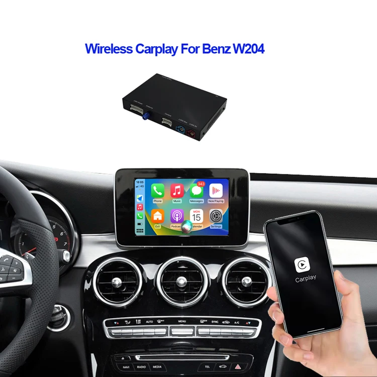 

STLFCar Multimedia Player Car Play Module for Mercedes Benz NTG 5.0/5.5 2013-2019 Wireless Carplay Adapters