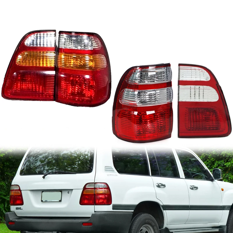 

For Toyota Land Cruiser 100 LC100 1998 1999 2000 2001-2005 Car Rear Bumper Tail Light Brake Stop Reverse Lamp Taillight No Bulb