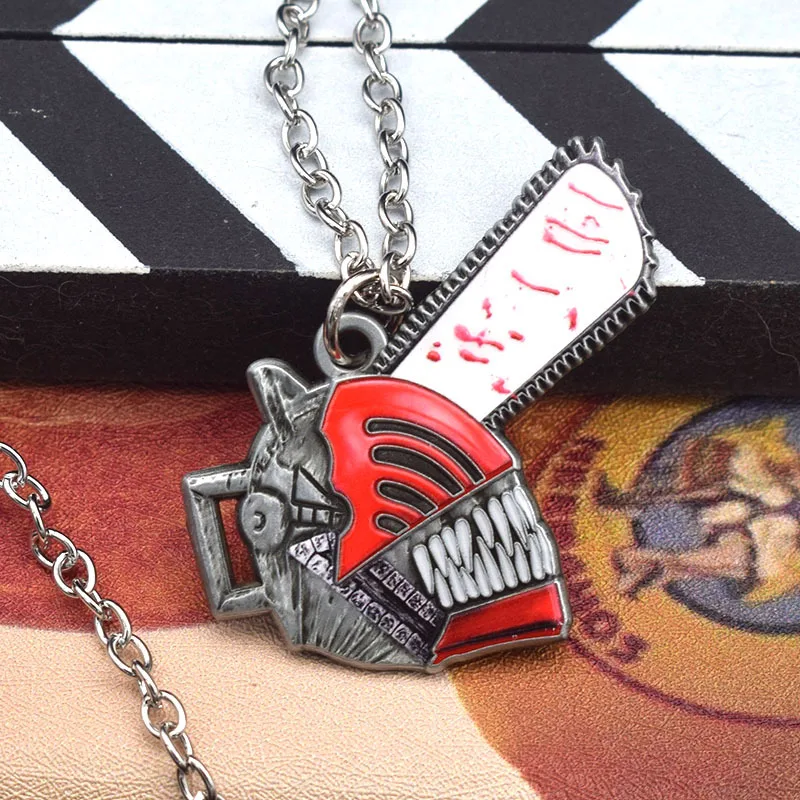 체인소 맨 포치타 키체인 애니메이션 자동차 키 링 액션 피규어 장난감 금속 키체인 가방 펜던트 코스프레 소품 키링 선물