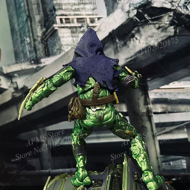1/12 Scale Collectible Figure Damaged Hoodie Green Goblin Hero No Return Tops Fit 6inch Action Figure Model