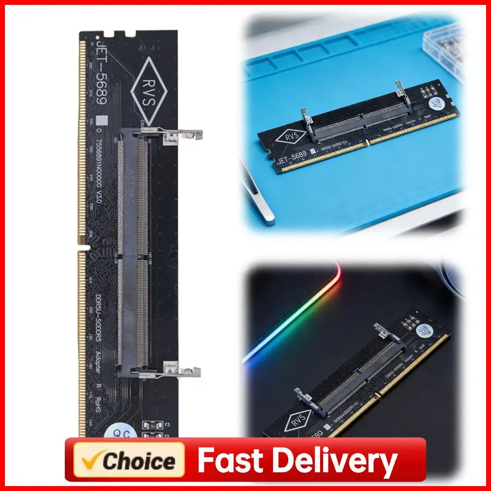 DDR5 Laptop To Desktop Memory Adapter Board Multi-Purpose Memory Connector Converter Adaptor for PC Computer DIY Accessory