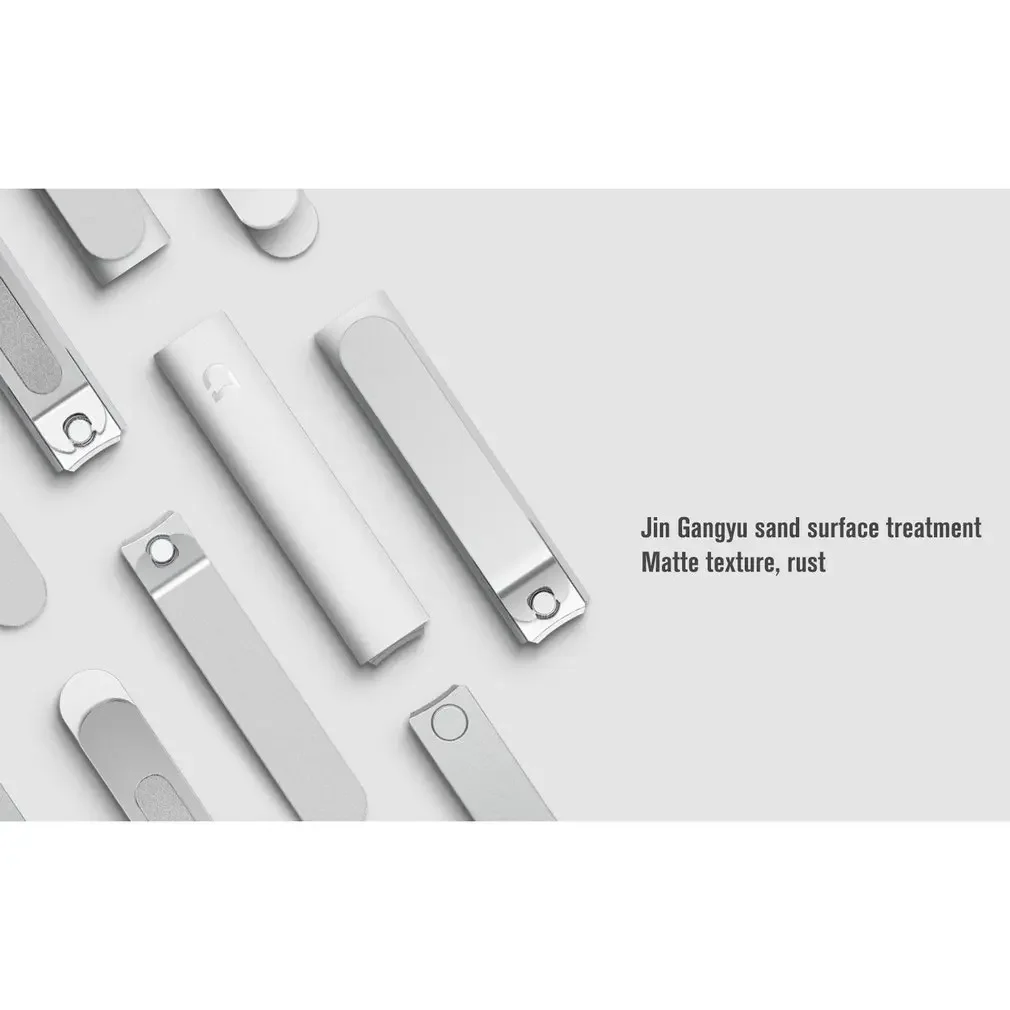 Mijia Stainless Steel Nail Clippers with Anti-splash Cover Trimmer Pedicure Care Nail Clippers Professional File Nail