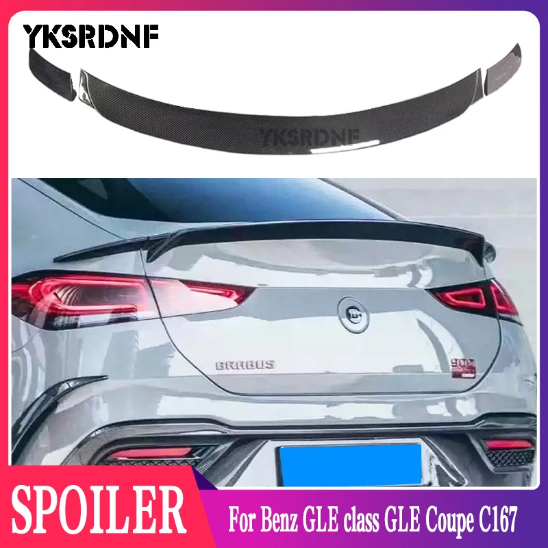 for Mercedes-Benz GLE class GLE Coupe C167 GLE350 450 GLE53 BBS GLE63 rear carbon fiber tail modification 2021+