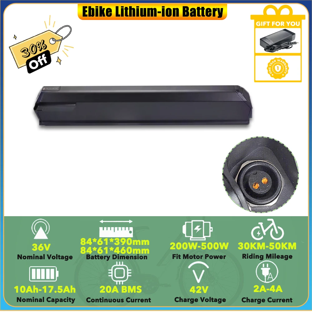 

Внутренняя трубка, литий-ионный аккумулятор для электровелосипеда, 36 В, 10,4 Ач, 14 Ач, 17,5 Ач, Reention DLG NCM Moscow Saber, 250 Вт, 500 Вт, MILANO MAX N8C с зарядным устройством