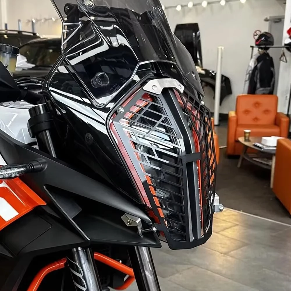 Dla KTM 1290 SUPER ADVENTURE S R 2017-2020 2021 2022 2023 2024 1290 SUPER ADV Osłona reflektora motocyklowego Osłona kratki ochronnej