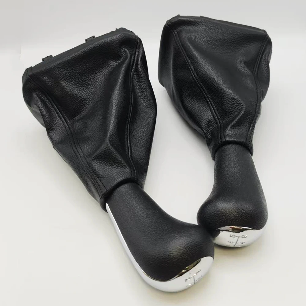 5Speed Manual Gear Shift Knob Shifter Lever Stick With Leather Boot Dust Cover For Chery Celer Bonus J2 Fulwin2 Auto Accessories