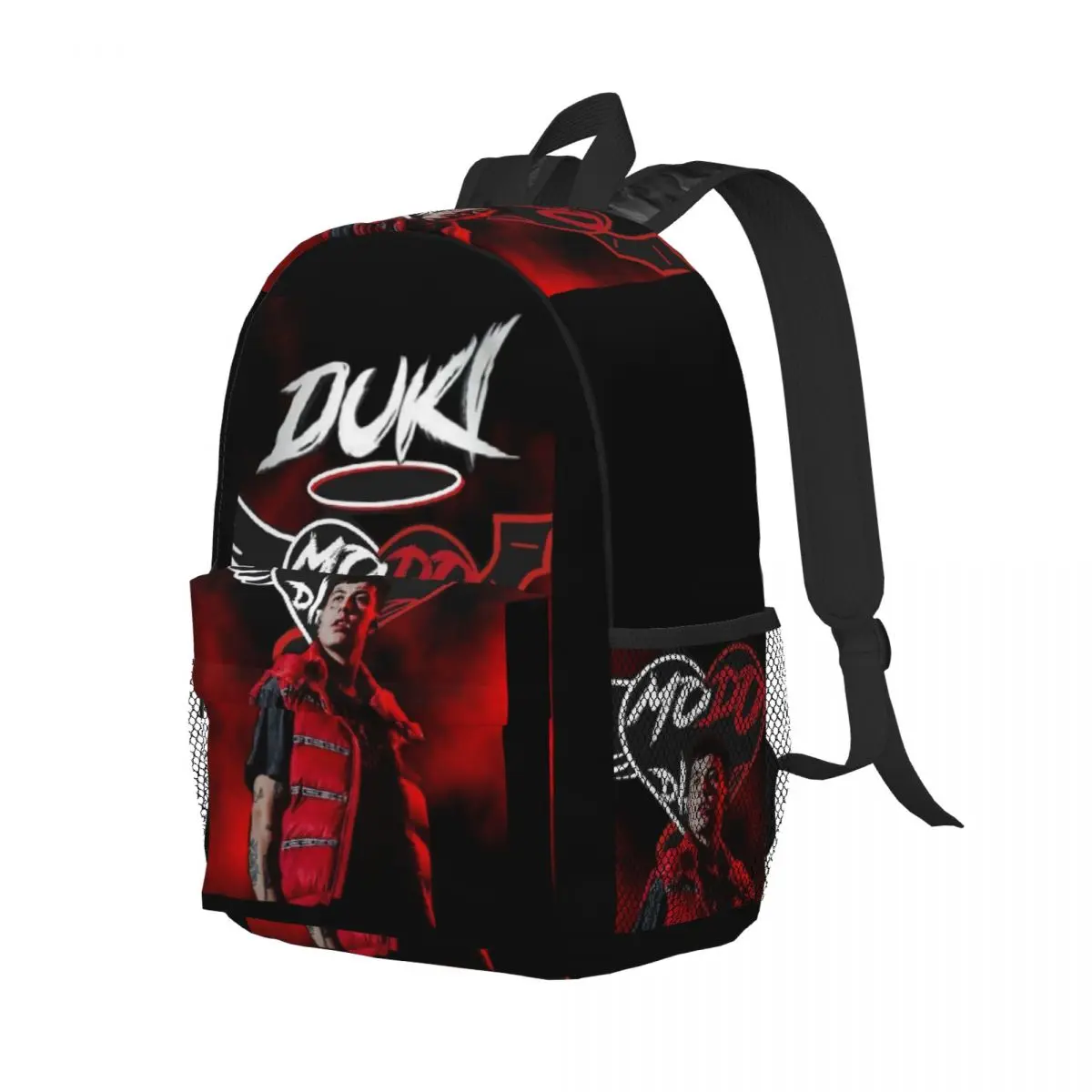 Duki Singer Rapper Accessories Backpack Student Boys Girls BookBag Men Women School Bag Computer Shoulder Bags