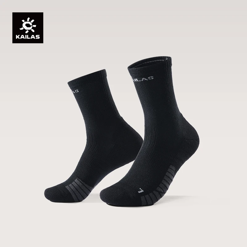 Calcetines COOLMAX para hombre KAILAS, ligeros, sin costuras, antibacterianos, resistentes al olor, calcetines para acampar y senderismo KH2602101