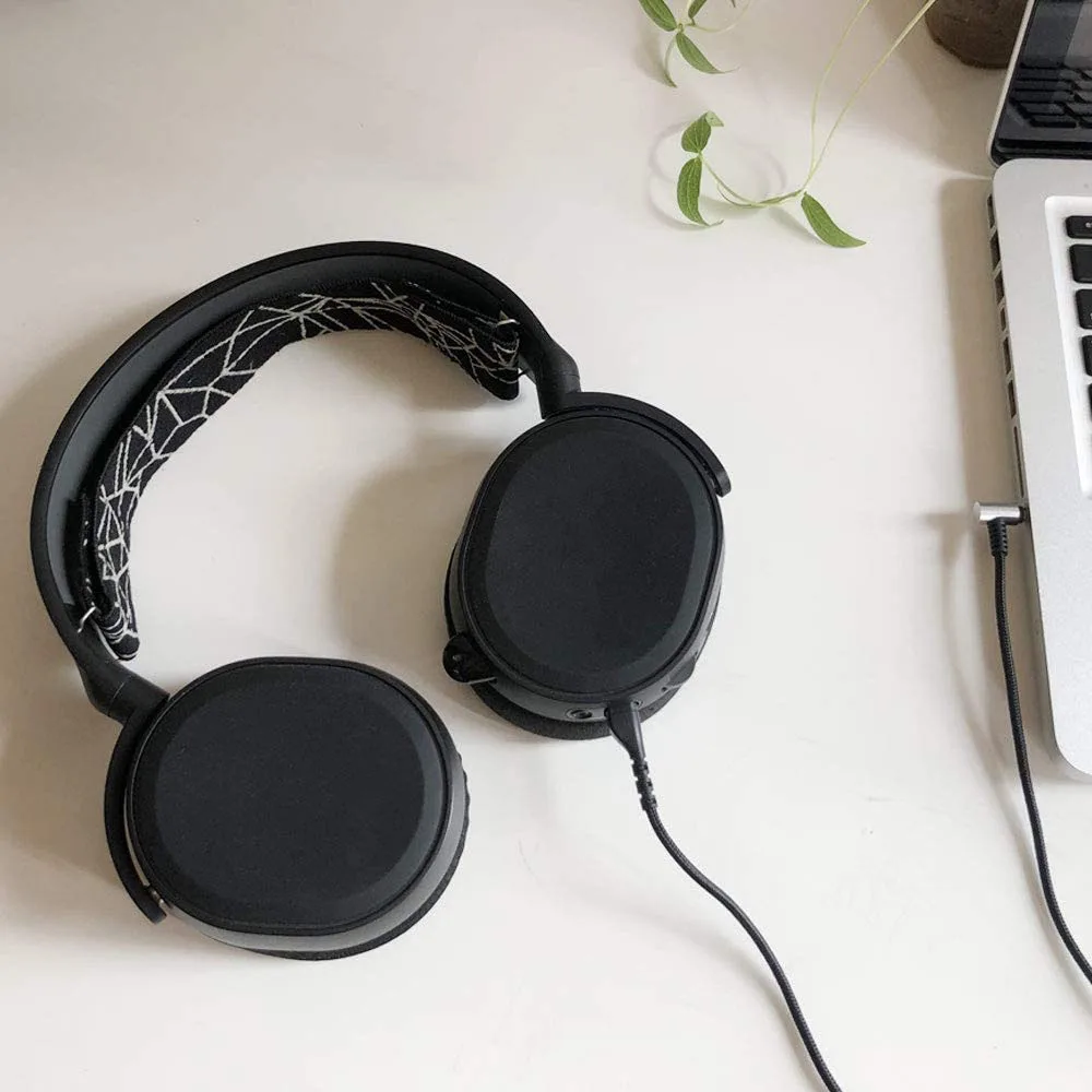 Audio Cable Flexible Stereo Gaming Headset Cord Replacement for Steelseries Arctis 3/5/7 Pro Gaming Headset A002