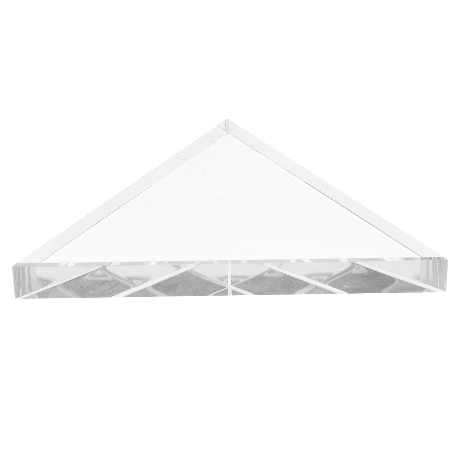 

Triangular Lens Set Clear Glass Prism for School Classroom Optics Physics Teaching Science Experiment Equipment