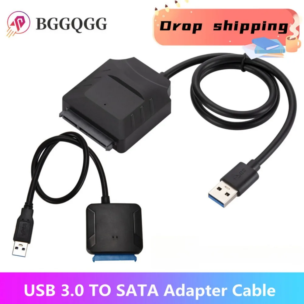 

USB To SATA Cable Sata To USB3.0 Adapter Cable Support 22Pin 2.5/3.5 Inche External HDD SSD Hard Disk Computer Cable Connector