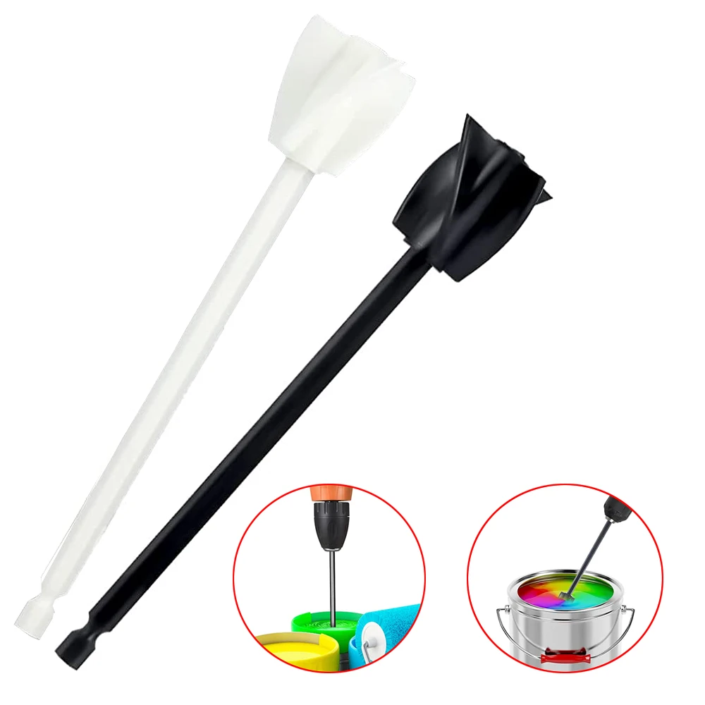 

1PCS Paint Mixer Drill ABS Mixer Paddle Helix Shape Sturdy Anti-corrosion Epoxy Paint Mixer Drill Attachment for Household Using