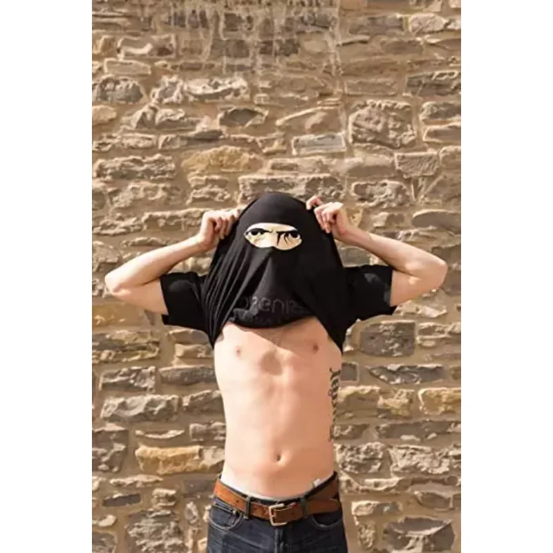 XS-5XL Mens Ask Me about My Ninja Disguise Flip T Shirt Funny Costume Graphic Men Cotton T Shirt Humor Gift Women Top Tee 2022 image 3