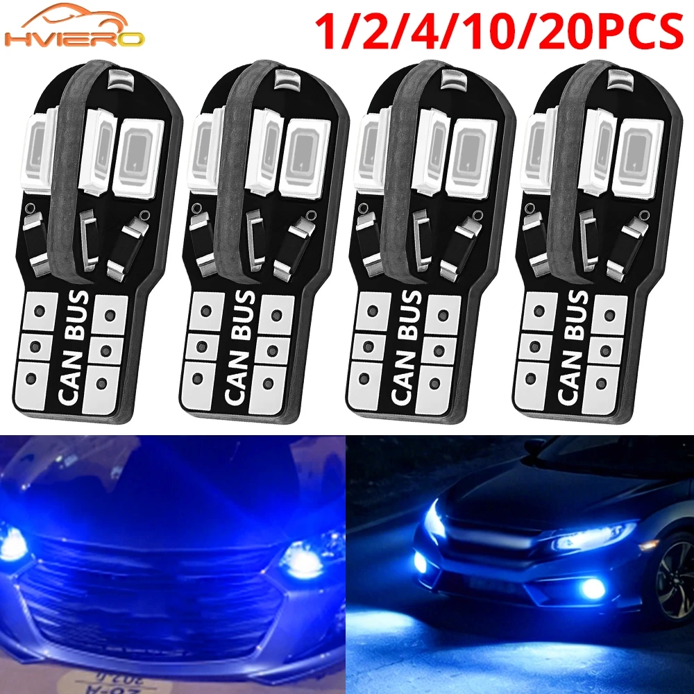 High Bright 5730 8SMD Chip T10 W5W 194 Canbus Wedge Lamp For Car Interior Reading Dome Door Cargo Trunk License Plate Signal