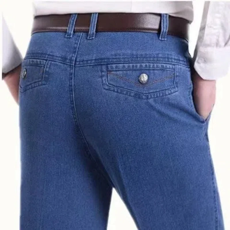 Moda inverno lavado angustiado jeans roupas mais velo engrossar solto em linha reta cintura alta baggy elástico calças casuais jj683