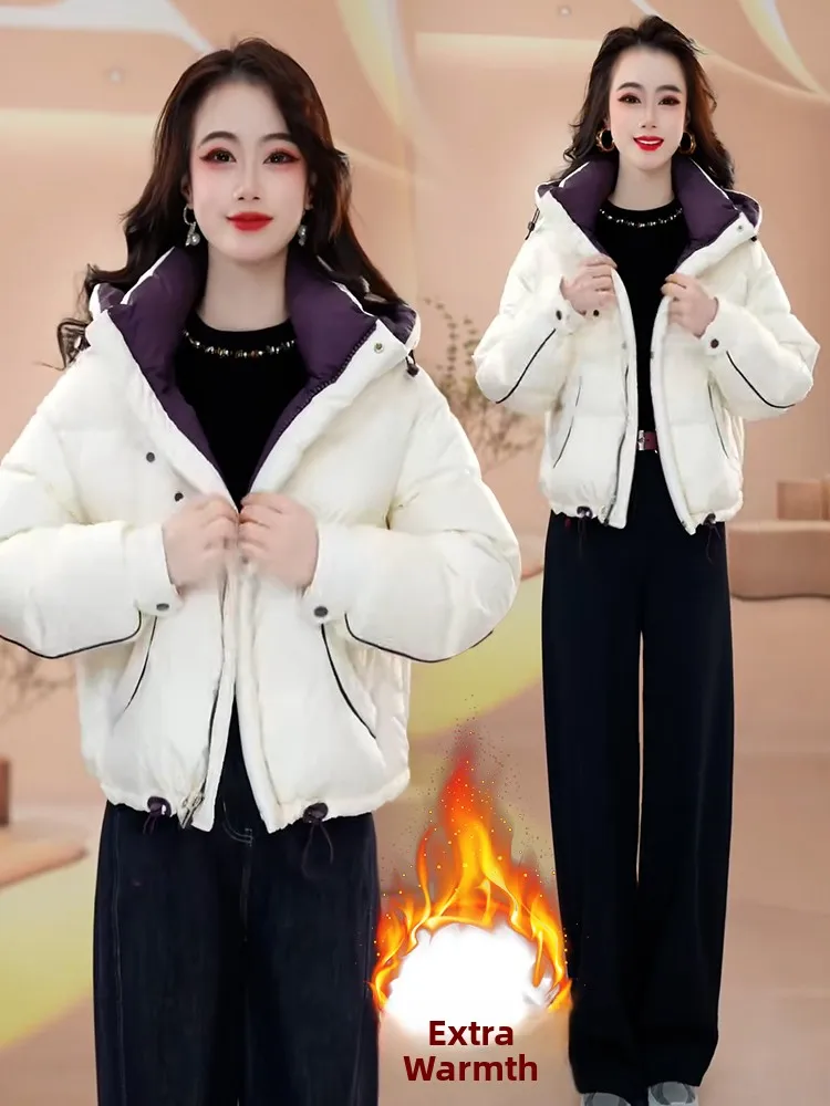 Único Sli ort Thiened algodón Jaet mujer Faionable todo fósforo Otoño Invierno nueva llegada abrigo forrado de Fce